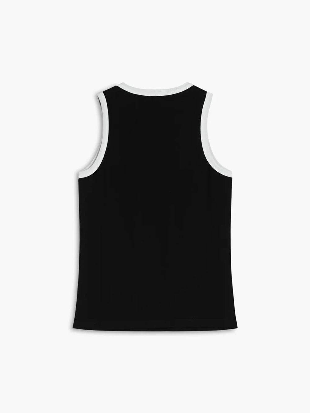Commense Worth A Million Contrast Trim Tank Top Black